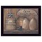 Homeroots Love Abides Here Shelf 1 Black Framed Print Wall Art 415859 - alternate 1