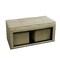 Homeroots Beige Storage Bench and Ottoman Set 469396 - alternate 1