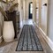 World Rug Gallery Bohemian Stripe Lines Shag Runner Rug 2 ft 3 in x 12 ft Anthracite WR128ANTHRACITE2X12 - alternate 1