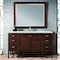 James Martin Vanities Addison 60" Single Vanity, Mid-Century Acacia, w/ 3 CM Siberian Silestone Top E444-V60S-MCA-3SFR - alternate 3
