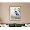 Homeroots Blue Heron Framed Art Silver Picture Frame Print Wall Art 416428 - alternate 3