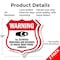 Signmission Video Surveillance Shield Sign Warning A, 12 inch X 12 inch, Aluminum Metal Sign, 2PK SHI-A-2PACK-12-474 - alternate 4