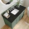James Martin Vanities Brittany 48" Single Vanity, Smokey Celadon, w/ 3 CM Phantome Eclos Top 650-V48-SC-3PHT - alternate 5
