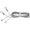 Prime-Line 1/8'' Galvanized Carbon Steel Torsion Spring Cable GD 52183 - alternate 1