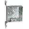 Raco Electrical Box, 21 cu in, Square Box Type, 2 Gangs, Galvanized Steel, Square Shape 223 - alternate 3