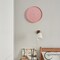 Clockswise 12in Rose Pink Hex Embossed Wall Clock Modern Decorative Round Hanging Design with Geometric Pattern QI004933 - alternate 7