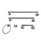 Kingston Brass 5-Piece 18" and 24" Towel Bars Bathroom Accessory Set, Brushed Nickel BAHK602124788 - alternate 1
