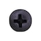 Auveco Phillips Oval Head Tapping Screw #8 x 3/4in - Black, 100PK 23806 - alternate 2