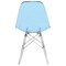 Leisuremod Dover Dining Side Chair with Acrylic Legs, Transparent Blue, 4PK EPC19TBU4 - alternate 5