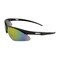 Bouton Optical Semi-Rimless Safety Glasses with Black Frame, Red Mirror Lens and Anti-Scratch Coating 250-AN-10116 - alternate 2