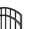 Nuvo Iron 33in Wx56in H Coral Gate Arched Rails, 36in W Opening, Self Close Hardware w/Double Side Handle ICGA3356 - alternate 6