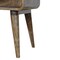 Homeroots 22" Gray Solid Wood Two Drawer Nightstand 651528 - alternate 9