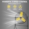 Edendirect 24 in. 3 Speeds Roll-About Tilt Stand Fan with Ball Bearing Powerful 2/5HP Motor IR-FANR24T - alternate 3