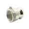Firesafe 4" Male Camlock Coupler x 4" Female NPT Aluminum Fitting - Style A 8613004 - alternate 4