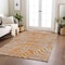 Homeroots 9' X 12' Copper And Gray Animal Print Washable Indoor Outdoor Area Rug 600688 - alternate 7