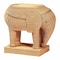 Bali & Pari Elissa Bohemian Light Honey Rattan Elephant End Table 256-14143-ZORO - alternate 1