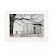 Homeroots A Little Snow House 2 White Framed Print Wall Art 407532 - alternate 1