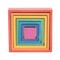 Tickit Wooden Rainbow Architect Squares, Set of 7 73416 - alternate 1
