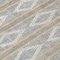 Homeroots 8' X 10' Gray Ivory And Brown Geometric Washable Indoor Outdoor Area Rug 599631 - alternate 6