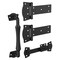 National Hardware Rustic Modern Gate Kit, Steel, Black, 4-Piece N166-031 - alternate 1