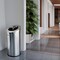 Hls Commercial 15 gal Round Trash Can, Silver, Open Top, Stainless Steel, 14.9 in HLSC04G15A - alternate 5
