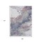 Homeroots 9' X 12' Blush And Gray Abstract Washable Indoor Outdoor Area Rug 631877 - alternate 6