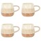 Cravings By Chrissy Teigen 4 Piece 18 Ounce Stoneware Cup Set in Dove Gray 131432.04 - alternate 1