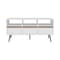 Homeroots 47in White Wood Enclosed and Open Storage TV Stand 734181 - alternate 1