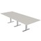 Skutchi Designs 10ft Rectangular Conference Table With Power | Harmony Series | 10 Person Meeting Room Table HAR-REC-48x120-T-K458-NA - alternate 1