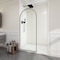 Anzzi Ember Series 74x 34in Framed Arch Fixed Shower Screen Door, Matte Black, 8mm Tempered Clear Glass SD-AZ18-01MB - alternate 12