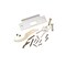 Global Door Controls GLC Series Light-Duty Commercial/Residential Cylindrical Lever, Grade 3 Storeroom in Brushed Chrome GLC-5180L-626 - alternate 5