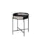 Homeroots 24" Black Melamine Veneer And Manufactured Wood Round End Table 486417 - alternate 3