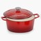 Bakkenmaster Bakken 6QT Enameled Cast Iron Dutch Oven, Bread, Braising & Roasting, Oven Safe, Red BAKASDO6RD - alternate 1