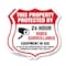 Signmission Video Surveillance Shield Sign This Prop, 18 inch X 18 inch, Plastic Sign, 2PK SHI-P-2PACK-18-470 - alternate 1