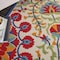 Homeroots 5' X 8' Navy Blue Beige Green Blue And Red Floral Indoor Outdoor Area Rug 546788 - alternate 5
