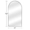 Homeroots 71" Gold Arch Aluminum Framed Standing Mirror 565019 - alternate 2