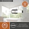 Vaxcel Fuller Park 1 Light LED Matte Black Contemporary Bathroom Vanity Fixture White Glass W0477 - alternate 7
