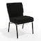 Flash Furniture Black Dot Fabric Church Chair, PK4 4-FD-CH0221-4-GV-S0806-BAS-GG - alternate 1