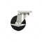 Richelieu Industrial Black General-Duty Rubber Caster, Swivel with Brake, with Plate, Black F25415 - alternate 4