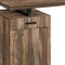 Homeroots 47" Brown and Black Wood and Metal Sled Computer Desk 489905 - alternate 4