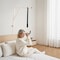 Vevor Trapeze Bar for Bed Mobility 350LBS Capacity Bed Trapeze with 2 Wheels FBL900977 - alternate 5