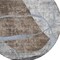 Homeroots 8' Chocolate Gray And Charcoal Round Abstract Washable Indoor Outdoor Area Rug 587580 - alternate 3