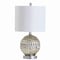 Jonathan Y Krister 20.5" Glass/Metal LED Table Lamp, Silver/Ivory JYL1041A - alternate 7