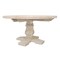 Homeroots 58" Natural Rounded Solid Wood Pedestal Base Dining Table 488688 - alternate 4