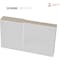 Sartodoors Slab Barn Door Panel White 32x80 Solid Core Modern Interior QUADRO4588S-WS-32 - alternate 4