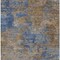Homeroots 8' X 10' Navy Blue And Brown Abstract Washable Indoor Outdoor Area Rug 603596 - alternate 8