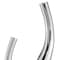 Homeroots Set of Two Aluminum Silver Wavy Floor Vases, 2PK 373780 - alternate 4