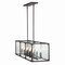 Jonathan Y Paysan 35" Linear 10-Light Adjustable Iron/Seeded Glass Rustic Farmhouse LED Pendant, Oil Rubbed Bron JYL7515A - alternate 7