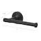 Gliderite Hardware Alpine Collection Tissue Holder Matte Black Bathroom Hardware 9050-RD-MB-1 - alternate 3