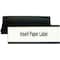 Mastervision MasterVision Magnetic Data Card Holders, Label Shelves/Cabinets/Boards, 10-Pack, 6x2", Black FM2633 - alternate 1